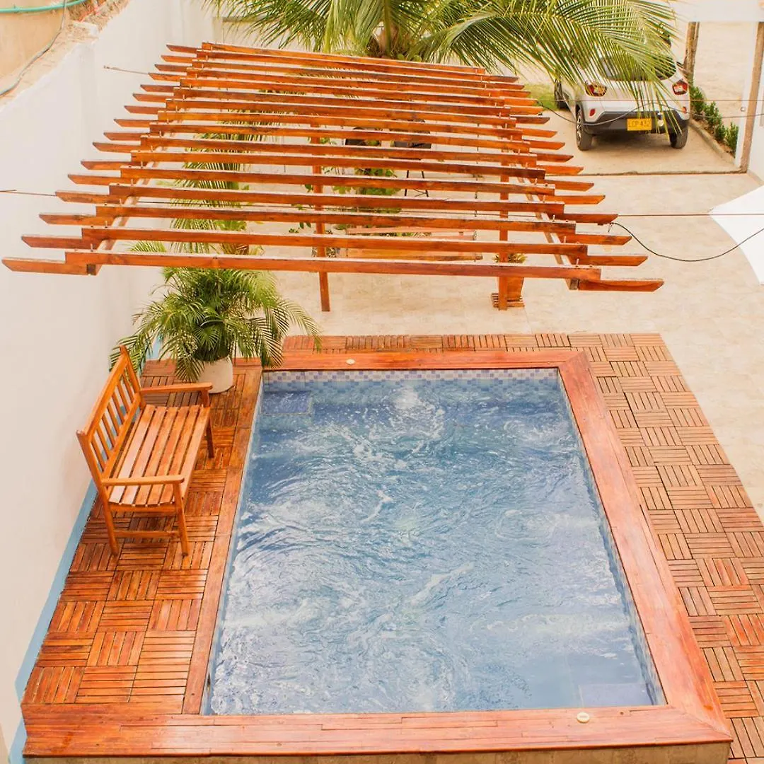 別荘 Cartagena Casa De Playa En La Boquilla Con Piscinaヴィラ